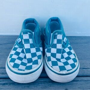 Vans - teal - toddler size 6